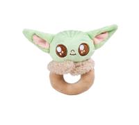 Simba Star Wars Grogu Plush Rattle 100% GRS Recycled - Plush Toy, Cuddly Stuffed Toy, Soft Plush, Gift Idea for Children and Fans, from 0 Months