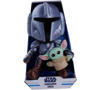 Simba Star Wars The Mandalorian & Mini Grogu 25cm Soft Plush Toy
