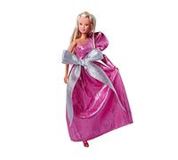 Simba Steffi Love Bow Mazing, Toy Doll in a Dreamlike Evening Dress with Bows Elements, 29 cm, from 3 Years