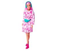 Simba Steffi Love Fluffy Fashion, 2-Way Assorted, Only One Item Delivered, Toy Doll Wearing a Fluffy Dress with Boots, Ear Warmers, Bum Bag, 29 cm, from 3 Years