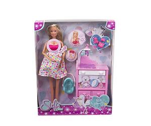 Simba - Steffi Love Real Mommy, 105733480009, + 3 Years, with Steffi Pregnant, Interactive Doll