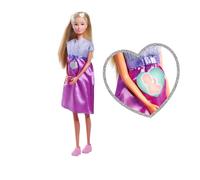 Simba Steffi Love Welcome Baby 29 cm - Pregnant Steffi with Child, 12-Piece Accessory Set for Role Play, Fashion Doll with Baby Doll 4 cm, Toy for Children from 3 Years