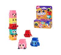 Simba Toys Bloxies Series II Figure (Pack of 2) - Animal Building Block for Stacking and Collecting, Fun Motion Effect, 4.5 cm, Random Selection, Toys from 3 Years