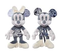Simba Toys - Disney Mickey Mouse & Minnie Mouse D100 Collector Set - limited 100th anniversary Disney collectors edition with gift box, certificate & serial number - for adults and children, 33 cm