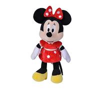 Simba Toys - Disney Minnie Mouse with Red Dress, Soft and Pleasant Material, 100% Original, Suitable for Boys and Girls of All Ages - 25 cm