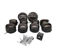 Simbae For Land For Rover For Defender 1990-2016 Front Rear Reverse Fog Side Lights 10PCs/Kit Complete Led Lamp Upgrade Kit Front Fog Light