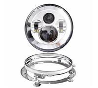 Simbae For Touring For Electra For Glide For Road For King For Street For 7inch LED Headlight +4.5inch Fog Lights 7" Bracket Mounting Motorcycle Headlamp