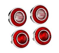 SIMBAE Rear Tail Indicator 4Pcs Tail Lights Rear Backup/Reverse Lights Kit For Chevrolet For Corvette For C3 1975-1979 Auto Exterior Accessories(Red-4Pcs)
