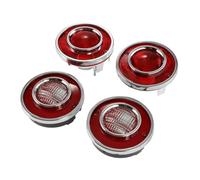 SIMBAE Rear Tail Indicator 4Piece Tail Lights & Backup Reverse Lights Kit For Chevrolet For Corvette For C3 5.7L1975-1979 Rear Light Red Lens (No Bulb)