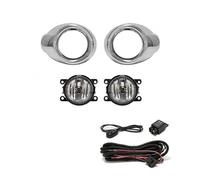 SIMBAE Round Fog Lamp Chrome Cover Car Fog Lamp Day Time Running Light DRL For For Focus 3 2012 2013 2014 With Switch Wires