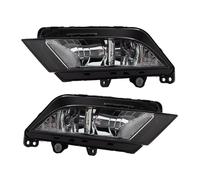 SIMBAE Round Fog Lamp For Seat For Toledo 2012 2013 2014 2015 2016 2017 Fog Lamp Light Grille Housing Assembly 6J9941701A 6J9941702A(A Pair)