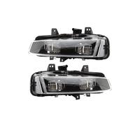 SIMBAE Round Fog Lamp Pair Left&Right Fog Lamp Assembly For Land For Rover For Range For Evoque 2011 12 13 14 2015 Front Bumper Anti Light LR043663 LR026090(Pair Black)