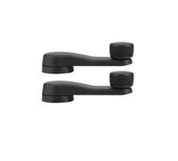 SIMBAE Window Regulator Roller Window Winder Handles Pair Handle X 2 for Vw for Golf MK3 MK4 for Bora for Polo T4 Transporter 1997-2010 Crank Riser 1H0 837 581(Black)