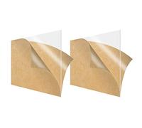 SimbaLux Acrylic Sheet Clear Cast Plexiglass 12" x 12" Square Panel 1/8" Thick (3mm) Pack of 2 Transparent Plastic Plexi Glass Board for Picture Frames, Sign Holders, DIY Display Projects, Craft