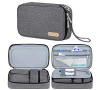 SIMBOOM Insulin Travel Case, Diabetic Storage Case for Glucose Meter, Syringes and Other Diabetic Supplies (Bag Only) - Grey