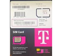 Simbros T-Mobile SIM Card R15 5G 4G LTE TMobile Triple Cut Nano Micro 3 in 1 Ultimate TMO Starter Pack with Simkey to Remove The sim Tray on Any Device!