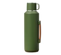 Simcat 1500ml Thermal Flask, 50.7 oz with Handle 316 Stainless Steel Vacuum Insulated Water Bottle, 24hr Keep Hot/Cold, Green Travel Tumbler, Daily Commute