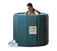 Simcat Portable Bath Tub for Adults,Portable Ice Bath tub for Cold Water Therapy Training,Foldable Cold Plunge Tub for Recovery (80x65cm,Bathtub)