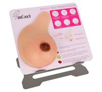 SimCoach Human Breast Model, Self Examination Anatomical Breast Teaching Model, Female Breast Lump Model for Medical Education