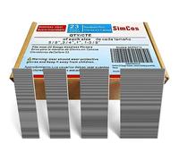 SimCos 23 Gauge Stainless Steel Pinner Nails (5/8",3/4",1",1-3/8") assorted 4 sizes' Headless Pin Nails for 23 GA Pneumatic or Electric Pin nailer or pin nail gun,Project Pack (16000)