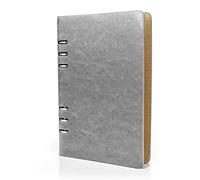 SIMDAO A5 Notebook, PU Leather Cover Notebook, 6 Holes Refillable Notebook, Hardcover Diary Notebook, Lined Notebook for Bussiness Travel Writing Office,100Pages/200Sheets