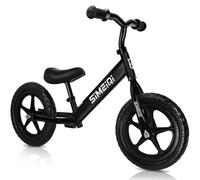 SIMEIQI 12 Inch Kids Balance Bike for 2-4 Years Old Boys Girls No Pedal Toddler Bike Training Bicycle Lightweight Adjustable Handlebar and Seat