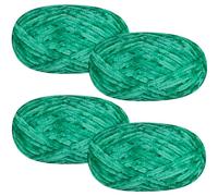 SIMEIQI 4 PCS 400g Soft Chenille Velvet Yarn for Crocheting,Fluffy Warm Yarn for Knitting and Crochet DIY Craft Blanket Bag Hat Scarve Clothe Gloves Slippers Doll（Green）