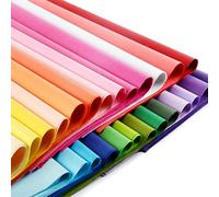 Simetufy Art Tissue Paper Bulk: 150 Sheets, 30 Assorted Colored Tissue Paper, 20 x 26 Inches, Ideal for Gift Wrapping and Crafts