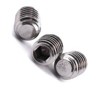Simfix M16 X 16 Socket Set Flat Point 10 Pack Din 913 A2 Stainless Steel