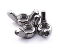 Simfix M18 Wing Nut, American Form 5 Pack A2 Stainless Steel
