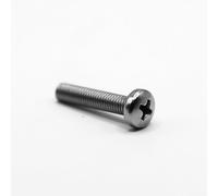 Simfix Phil Pan Machine Screw Din 7985 A2 M5 X 30mm, Pack Of 10