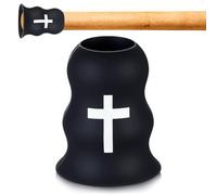 Simgoing Christian Baseball/Softball Bat Grip Cross Softball Bat Taper Religious Non-Slip Grip Taper Knob for Finger Placement, Smooth Knob for Enhanced Comfort & Performance