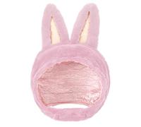 Simgoing Little Monster Cartoon Ears Hat Toy Character Cosplay Dark Hat Fairy Tale Costume for Halloween Party Photo Prop(Plush,Pink)
