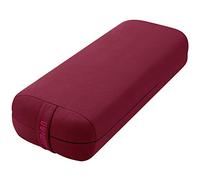 Simian Premium Rectangular Yoga Bolster with Washable Skin-Friendly Velvet Cover Cushion for Restorative Yoga, Yin Yoga