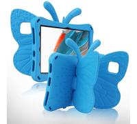 Simicoo Samsung Galaxy Tab A11 Tablet 8.9 inch 2025 Cute Butterfly Case with Stand for Kids Girl Light Weight EVA Rugged Shockproof Full Cover Kids Friendly Kid Pro Tablet Cover Blue