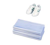 Simidobook Shoes Shrink Wrap Bags, 50pcs Sneakers PVC Heat Shrinkable Plastic Wrap Large Shoe Covers Men Women Effectively Avoid Yellowing Soles And Keep Dust Out 10x17 Inches, transparent,