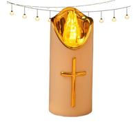 similar LED, Battery Operated GrabFor Tombs And Memorials, Electric Flickering With Effect, Useful In Churches Bedside Bedroom Living Room Garden Yard Path As Well As