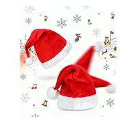 Similarlyl Electric Christmas Hat, Electric Funny Singing and Dancing Christmas Hat With Randomly Swing & Play Songs,Funny Swinging Xmas Holiday H-at,El-ectric Swing Moving Santa H-at (2PC)