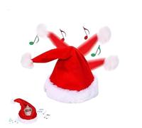 Similarlyl Electric Christmas Hat, Electric Funny Singing and Dancing Christmas Hat With Randomly Swing & Play Songs, Music Swinging Electrics Xmas Hats, Santa Cap Xmas Hats for Kids Adults