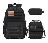 Similove tactical backpack, Black, Tactical Backpacks