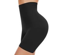 SIMIYA High Waisted Tummy Control Body Shaper, Comfy Tummy Control Knickers, Shaperwear for Women Control Underwear, Seamless Shaping Boyshorts Panties, Black XL