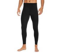 SIMIYA Thermal Underwear Mens Long Johns Bottoms Fleece Lined Base Layer Stretch Thermals Leggings-1pc Black-XXL