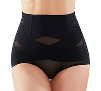 SIMIYA Women Tummy Control Knickers High Waisted Shapewear Slimming Underwear Comfort Body Shaper (Black, S)