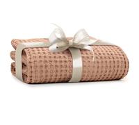 Simka Rose Luxury Baby Waffle Blanket - Super Soft Cellular Baby Blanket - Essentials for Newborn - 100% Cotton - Pram Blanket, Swaddle Blanket, Quilt for Newborn Baby - Baby Comforter