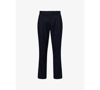 Simkhai Mens Simkhai Bramble Pleated Stretch-Woven Trousers Midnight 32