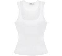 Simkhai Oakley semi-sheer tank top - White S-M-L