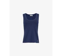 Simkhai Womens Midnight Abena Logo-plaque Stretch-rayon Jersey Top Xs