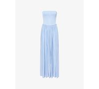 Simkhai Womens Simkhai Adalys Strapless Bustier Jersey Maxi Dress Tidepool 8