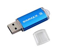 SIMMAX Memory Stick 32GB USB 2.0 Flash Drives Thumb Drive Pen Drive (32GB Blue)