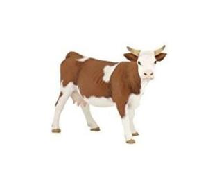 Simmental Cow Figurine